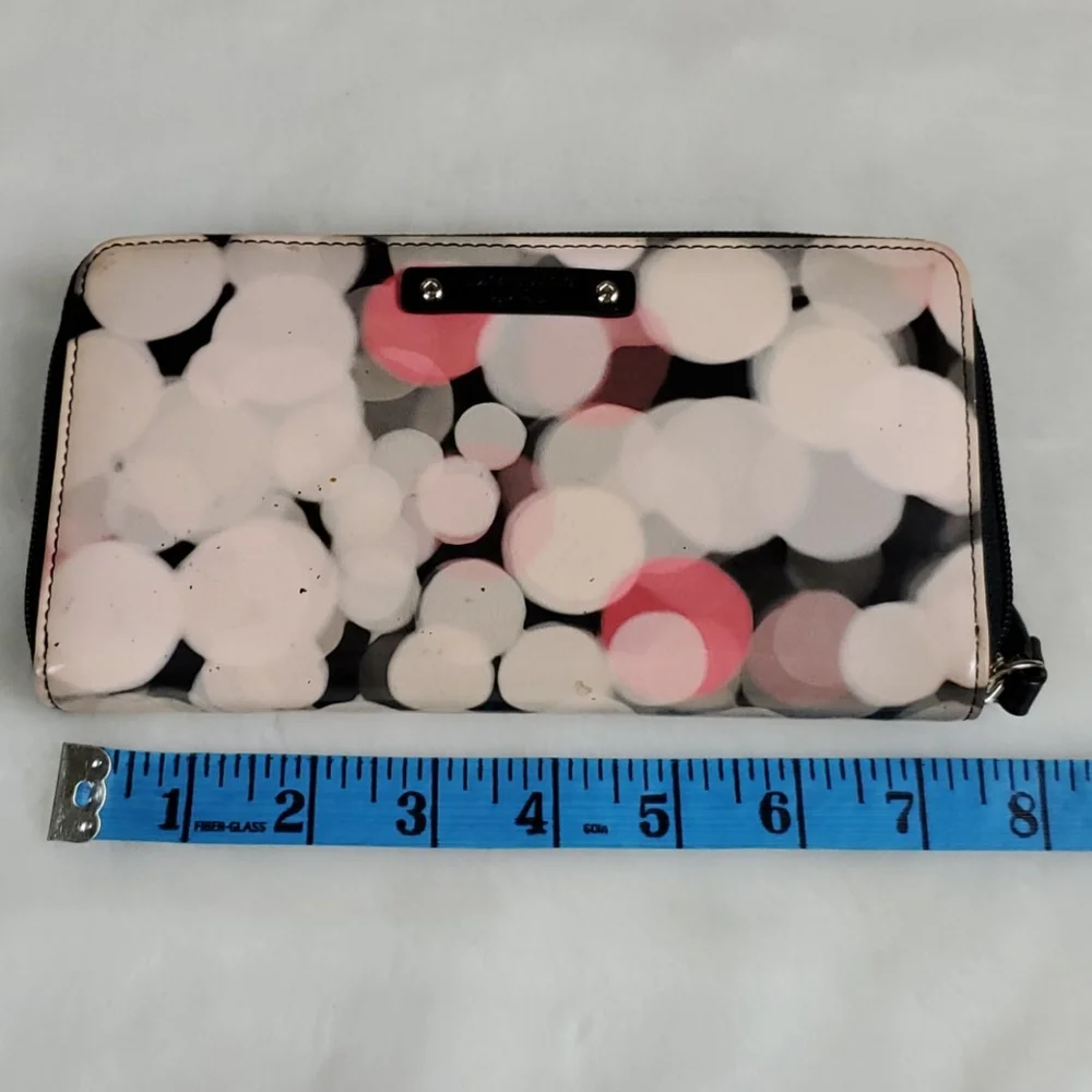 Kate Spade women wallet zipper fly